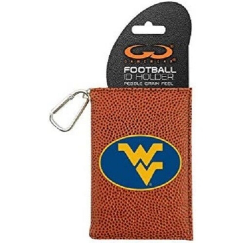 NCAA West Virginia Mountaineers Football Pebble Grain Feel ID Holder Gamewear
